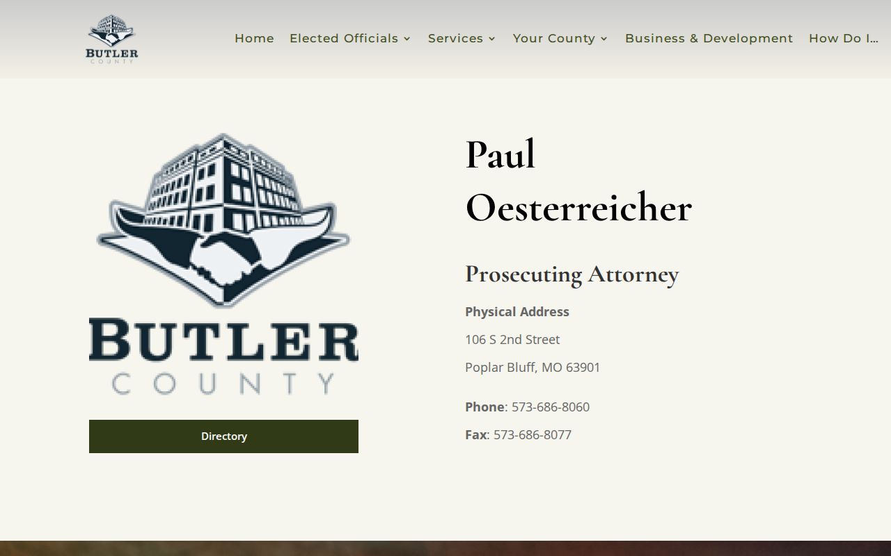 Butler County criminal court case Prosecuting Attorney source
