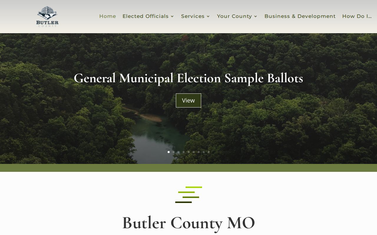 Butler County criminal history official government directory