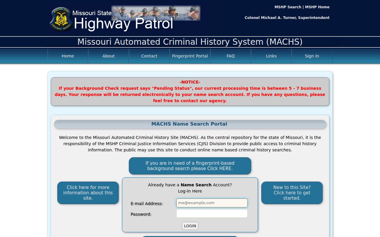Butler County criminal history MACHS name search